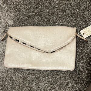 Chic Beige Envelope Clutch